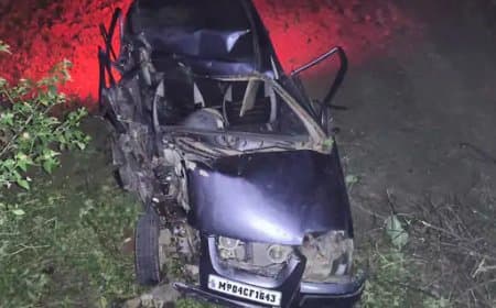 रायसेन में कार और ट्रैक्टर-ट्रॉली की टक्कर, 25 घायल