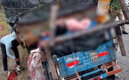 पंजाब: ट्रक के पीछे घुसा जुगाड़ू वाहन... पति की मौत...पत्नी गंभीर