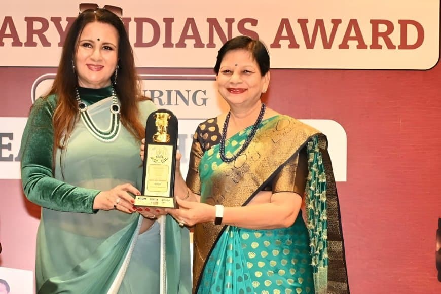 विश्वविद्यालय की कुलपति प्रो. नीलिमा गुप्ता को मिला ‘विजनरी इंडियंस अवार्ड’
