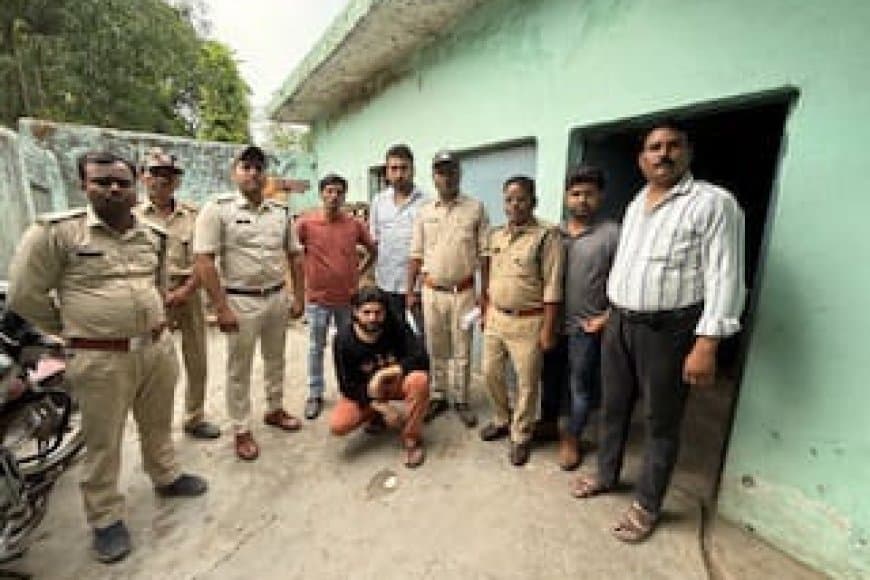 वन विभाग की दबिश के बाद काले हिरण का शिकार करने वाले आरोपी ने पहुंच कर दी गिरफ्तारी