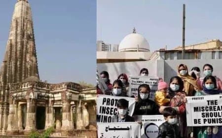 पाकिस्तान के हैदराबाद में मंदिर की छह एकड़ जमीन पर अवैध कब्जा
