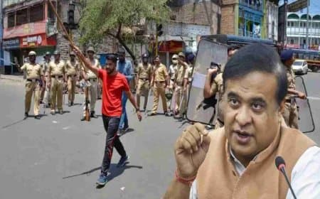 असम में उपद्रवियों को देखते ही गोली मारने का आदेश