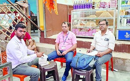 कलेक्टर के आदेश पर हनुमान धारा में हुई कार्रवाई, मौके पर हुई जांच