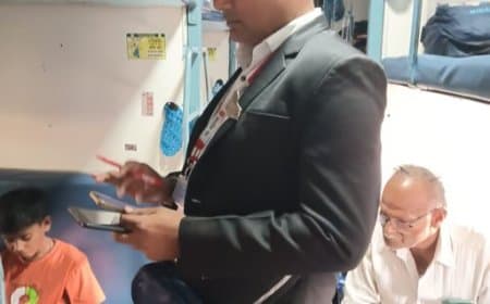 टीटीई ने एक दिन में 1.72 लाख फाइन वसूली का बनाया रिकॉर्ड