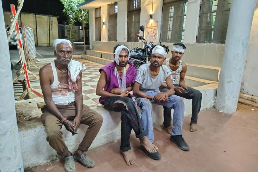 जमीनी विवाद के चलते खूनी संघर्ष दर्जन भर घायल