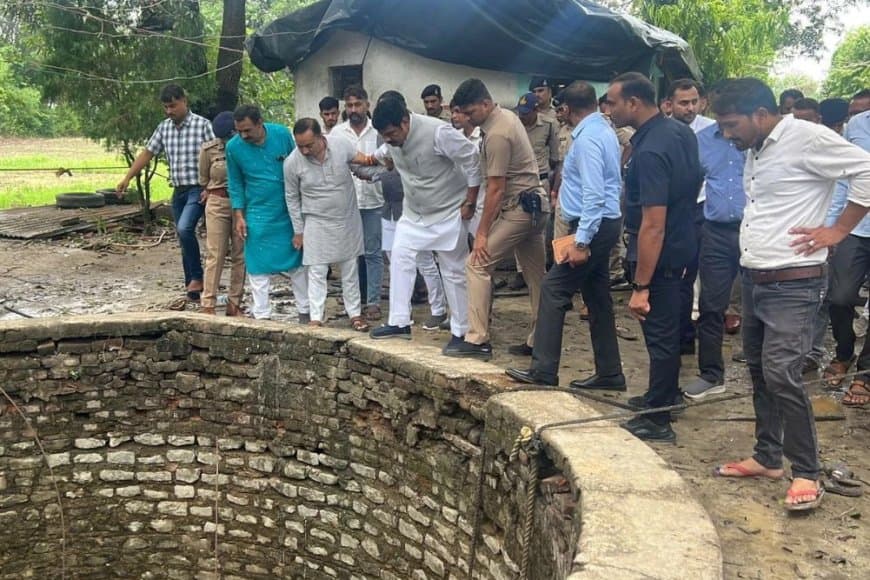 ‘मौत का कुआं’ देखने गुना पहुंचे प्रभारी मंत्री गोविंद सिंह राजपूत
