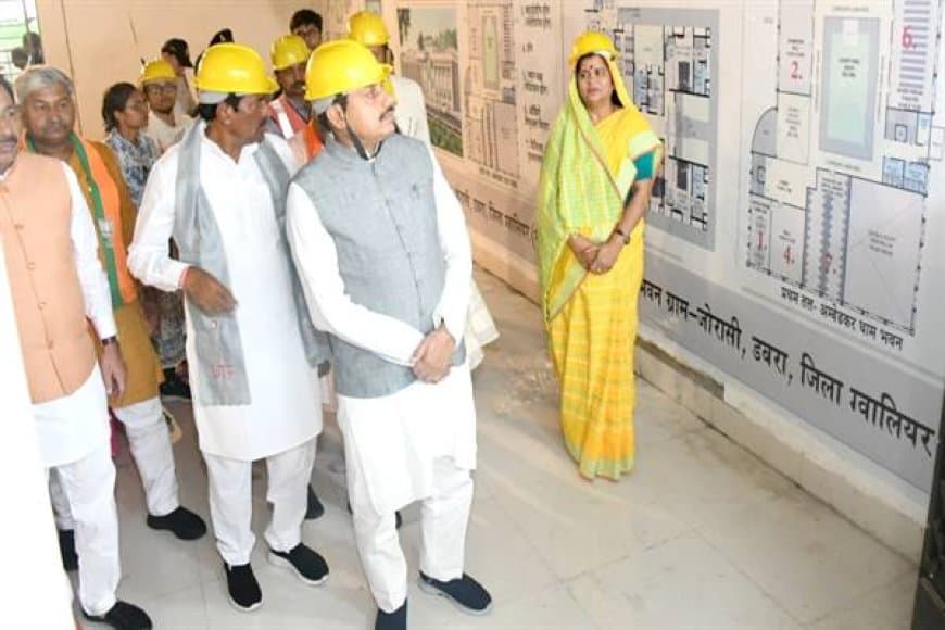 मऊ की तर्ज पर ग्वालियर के जौरासी में बन रहा भव्य डॉ. अम्बेडकर धाम