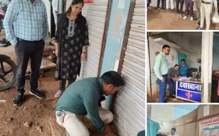12 झोलाछाप डॉक्टरों की क्लीनिक और मेडिकल सील बंद
