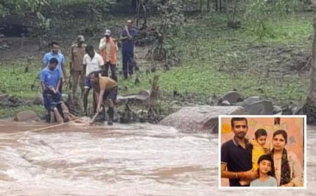 अनूपपुर में दर्दनाक हादसा: अमरकंटक से लौटते वक्त कार सहित पूरा परिवार बाढ़ के पानी में बहा, 4 की मौत