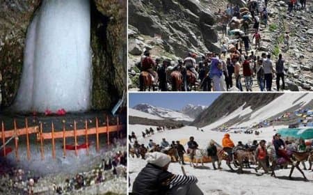 रिकॉर्ड...1.11 लाख भक्तों ने किए बाबा बर्फानी के दर्शन