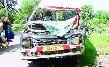 गर्भवती महिला की दर्दनाक मौत, 6 घायल