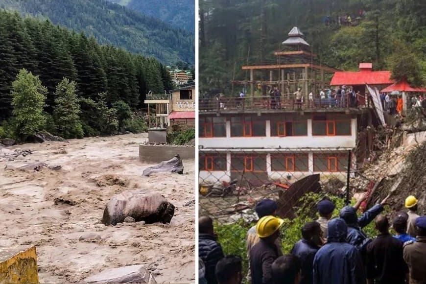 देशभर में आफत की बारिश... हिमाचल में फिर बाढ़, झारखंड में खदान और मध्यप्रदेश ढह गया पुल
