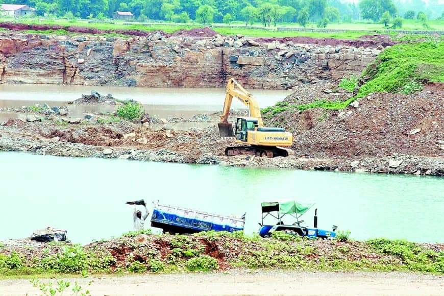 उत्खनन पट्टा निरस्त, 10 करोड़ 8 लाख रुपए का किया जुर्माना