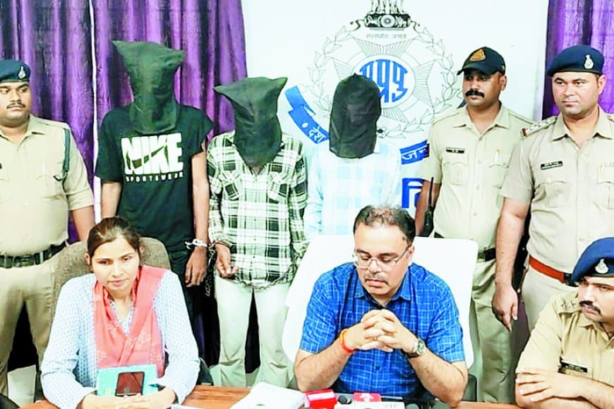 बुजुर्ग को आत्महत्या के लिए उकसाने वाले 3 जालसाज राजस्थान से गिरफ्तार