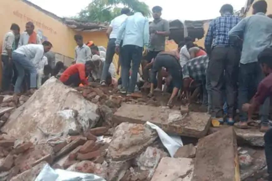 राजस्थान में भरभरा कर गिरी स्कूल...सात बच्चों की मौत...28 गंभीर