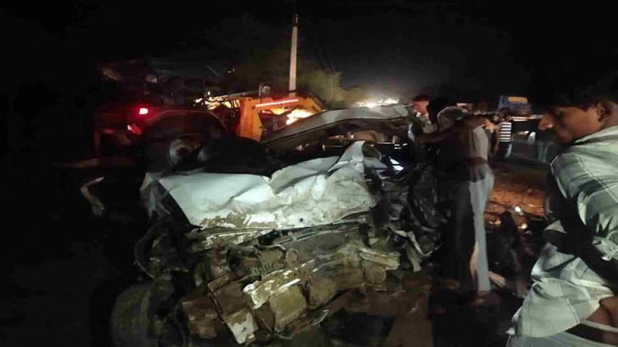 श्रीडूंगरगढ़ के पास दिल दहला देने वाला हादसा: पांच की मौत, चार घायल