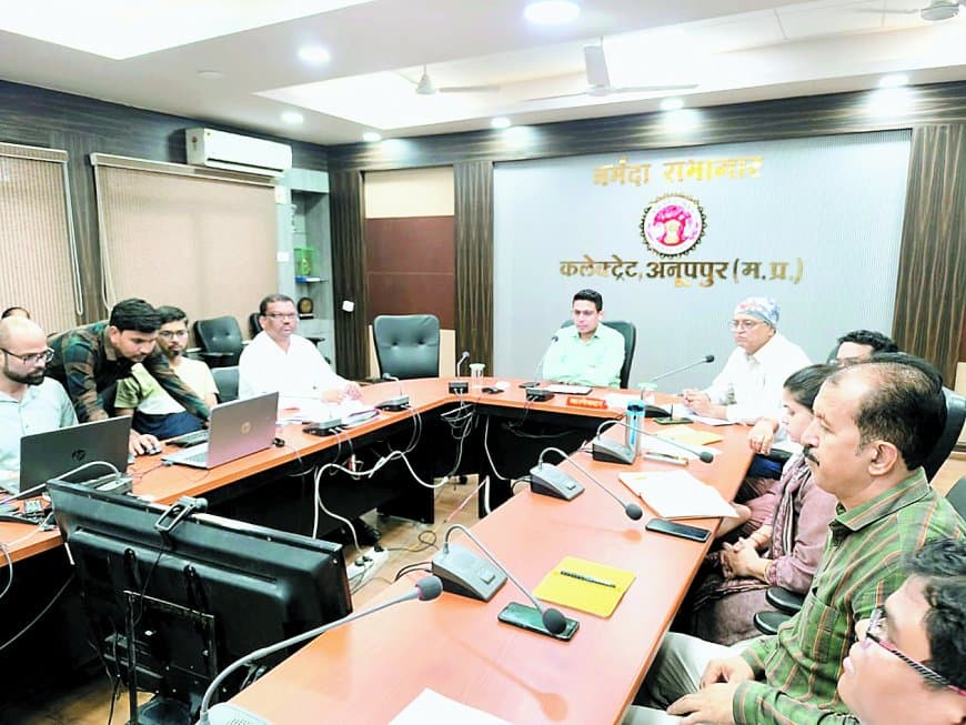 राजस्व प्रकरणों का शीघ्र एवं प्रभावी निराकरण करें अधिकारी: कलेक्टर हर्षल पंचोली