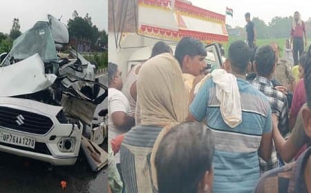 यूपी के मैनपुरी में हादसा... पांच लोगों की मौत