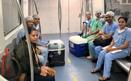 ऐतिहासिक पल... मेट्र से पहुंचा लिवर, और मिल गई नई जिंदगी