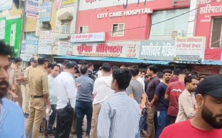 भोपाल: स्मार्ट केयर हॉस्पिटल में युवक की मौत के बाद हंगामा, गलत इलाज और आयुष्मान योजना में ठगी का आरोप