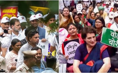 हिरासत में राहुल-प्रियंका... अखिलेश ने लगाई बैरिकेडिंग से ‘विरोधी’ छलांग