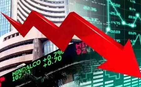 औंधे मुंह गिरा बाजार... पलभर में निवेशकों का करोड़ों स्वाहा