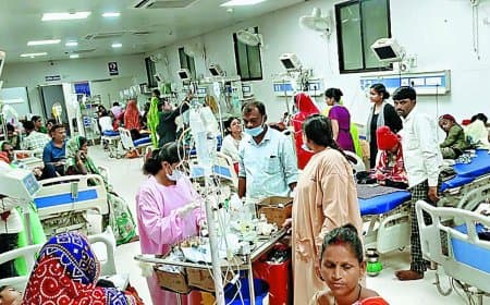 सतना में वायरल अटैक से बच्चों की बिगड़ रही सेहत: कोविड जैसे लक्षण, जिला अस्पताल का पीकू वार्ड ओवरलोड, दवाओं से भी नहीं उतर रहा बुखार