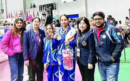 एशियन शॉर्ट ट्रैक ट्रॉफी में सतना की बेटियों का शानदार प्रदर्शन: उद्रेका ने जीता रजत, पहल को मिला कांस्य पदक – किक बॉक्सिंग में भी दिखेगा सतना का दम
