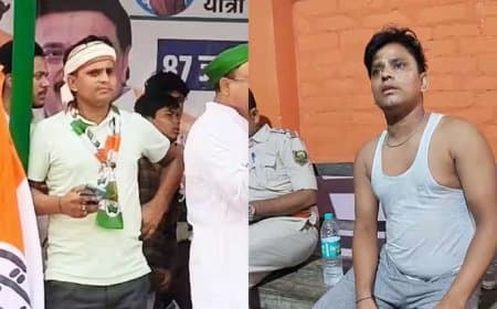 बिहार... राहुल गांधी के सामने पीएम को दी गाली... आरोपी मोहम्मद रिजवी दरभंगा से गिरफ्तार