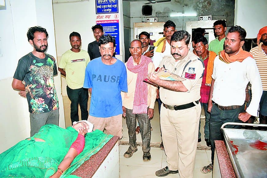 चारित्रिक संदेह में पागल पति ने गर्भवती पत्नी को कुल्हाड़ी से मार डाला, 6 माह का गर्भस्थ शिशु भी नहीं बचा