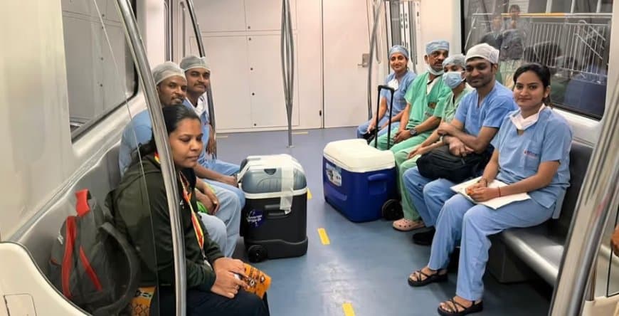 ऐतिहासिक पल... मेट्र से पहुंचा लिवर, और मिल गई नई जिंदगी