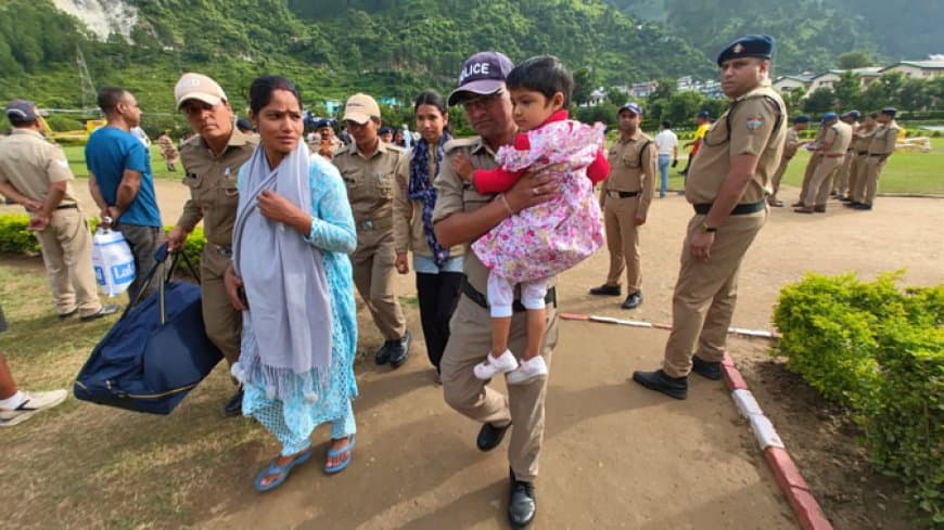 उत्तराखंड...जिंदगी की तलाश... सेना ने मध्यप्रदेश 21 लोगों का सुरक्षित निकाला