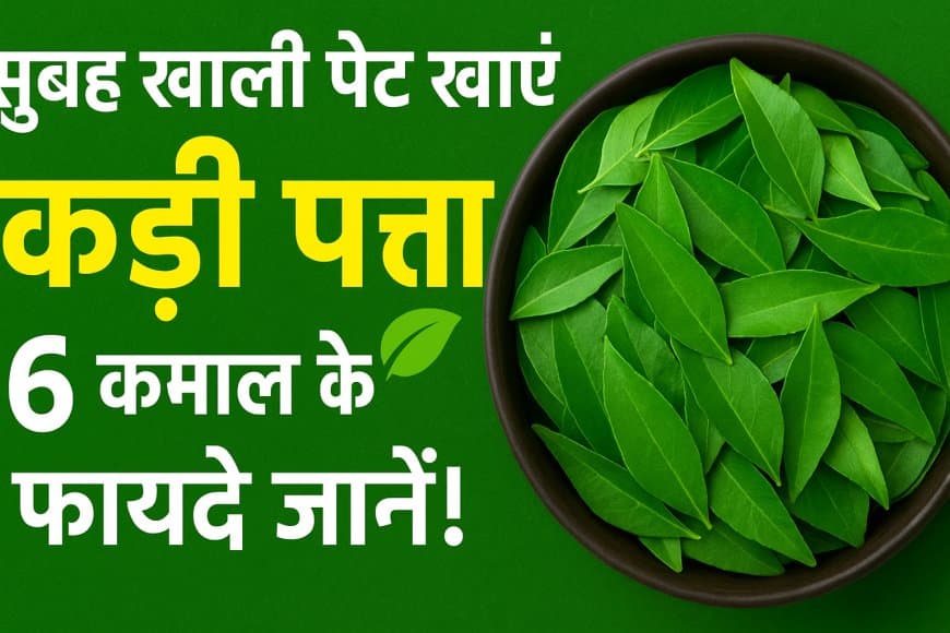 सुबह खाली पेट खाएं 4-5 कढ़ी पत्ते, सेहत में आएंगे ये 6 कमाल के बदलाव 