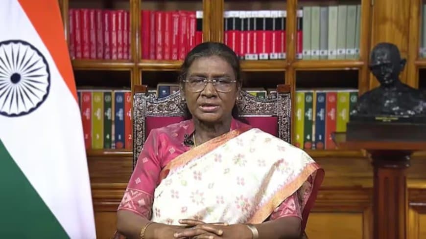 राष्ट्रपति मुर्मू का राष्ट्र के नाम संबोधन: 'ऑपरेशन सिंदूर' आतंकवाद के खिलाफ निर्णायक कदम