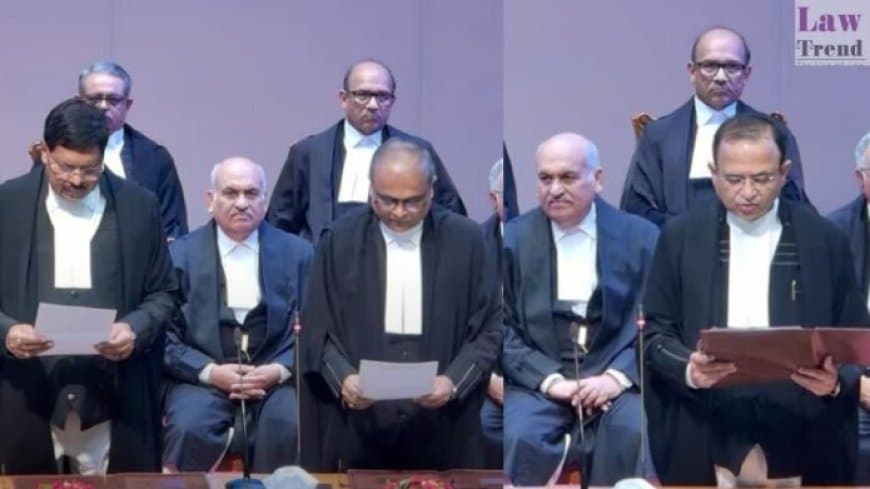 सुप्रीम कोर्ट... दो नए जजों ने ली शपथ...अब 34 हो गई न्यायाधीशों की संख्या