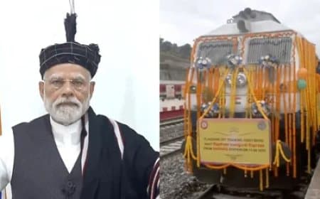 मिजोरम पहली बार रेल नेटवर्क से जुड़ा... पीएम मोदी ने तीन नई ट्रेनों को दिखाई हरी झंड़ी 