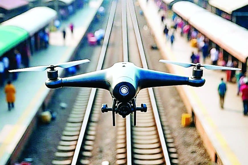 भीड़ प्रबंधन और सुरक्षा के लिए रेलवे का नया कदम: सतना, मैहर और रीवा स्टेशनों पर उड़ेंगे सर्विलांस ड्रोन कैमरे