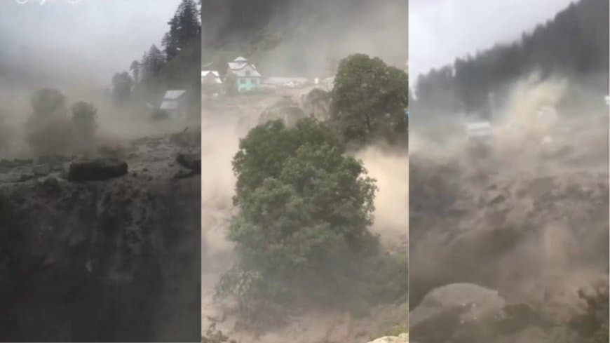 जम्मू कश्मीर... अखनूर में फटा बादल...मची तबाही