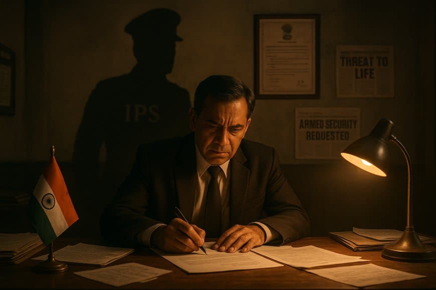 सतना में तहसीलदार को आईपीएस से जान का खतरा: कटनी के पूर्व एसपी पर धमकी व आपराधिक गैंग लगाने का आरोप, पुलिस सुरक्षा की मांग