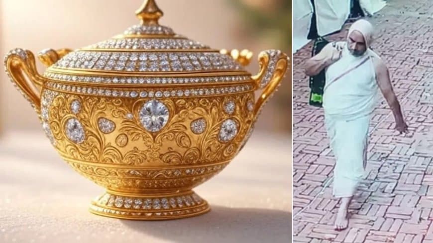 लाल किला से चोरी स्वर्ण कलश बरामद... आरोपी गिरफ्तार