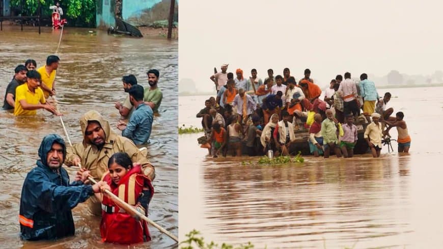 पंजाब में बाढ़ का कहर बरकरार... मप्र के चार जिलों में अति बारिश का अलर्ट... भोपाल में निकली धूप