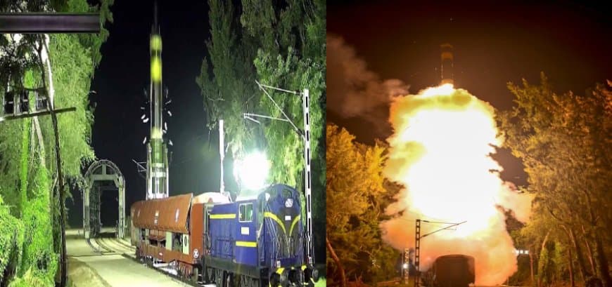 भारत ने चौंकाया... पहली बार ट्रेन से अग्नि प्राइम मिसाइल का किया सफल परीक्षण