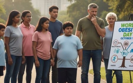 विश्व मोटापा दिवस (11 अक्टूबर): कारण, स्वास्थ्य जोखिम और वैश्विक समाधान