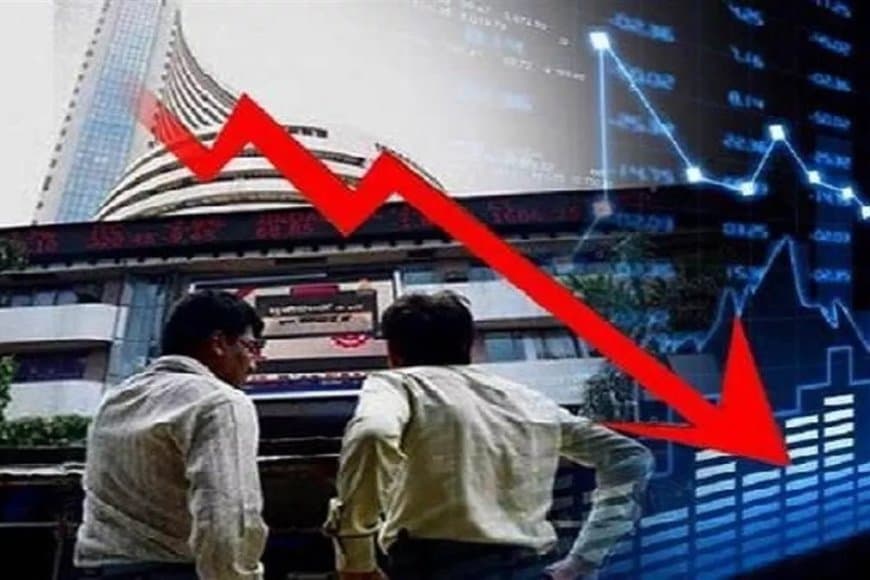 शेयर बाजार धड़ाम... सेंसेक्स में गिरावट और निफ्टी भी लुढ़का 