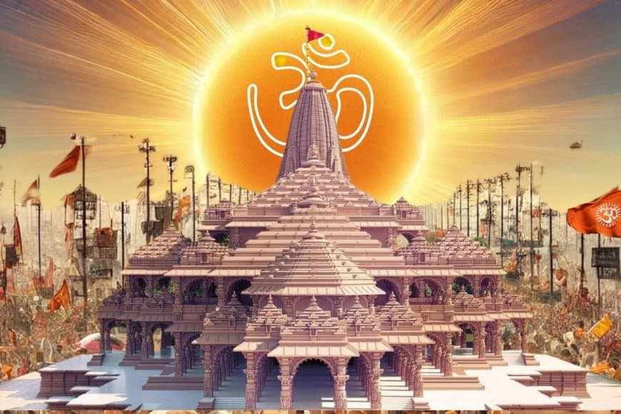 रामध्वज सूर्य, ॐ और कोविदार वृक्ष के प्रतीकों से होगा सुसज्जित