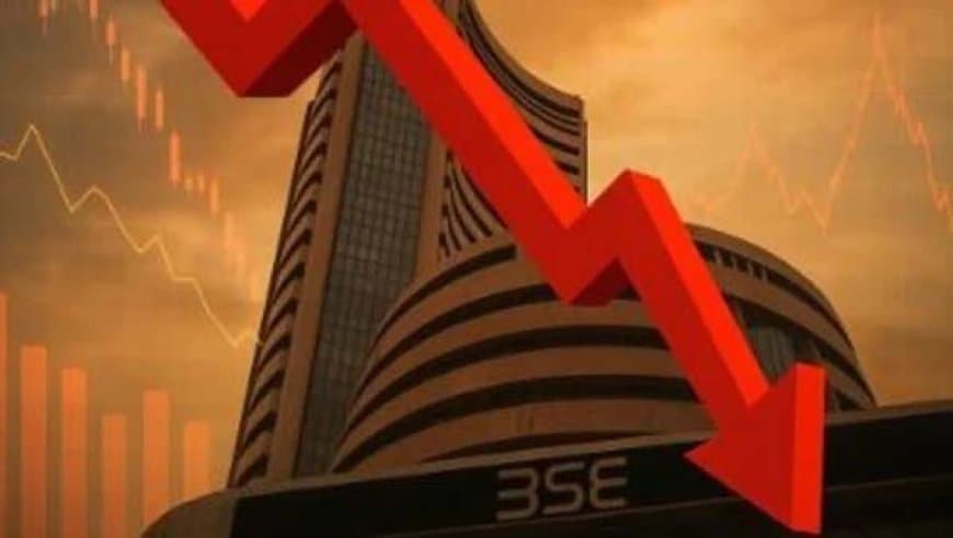 औंधे मुंह गिरा शेयर बाजार... सेंसेक्स 299 अंक टूटा, निफ्टी 50 भी लाल