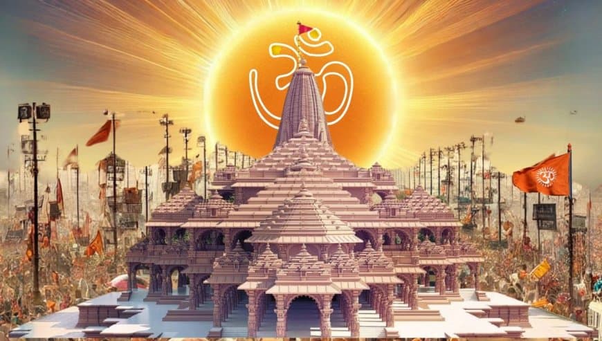 रामध्वज सूर्य, ॐ और कोविदार वृक्ष के प्रतीकों से होगा सुसज्जित