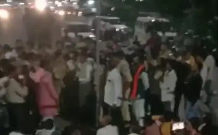 नाबालिग के न मिलने पर चक्काजाम,