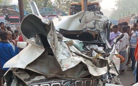 बिहार... ट्रक से टकराई कार... मध्यप्रदेश के तीन लोगों की मौत 