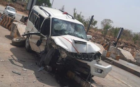 इंदौर...स्कॉर्पियो ने छात्रों को मारी टक्कर, 2 की मौत